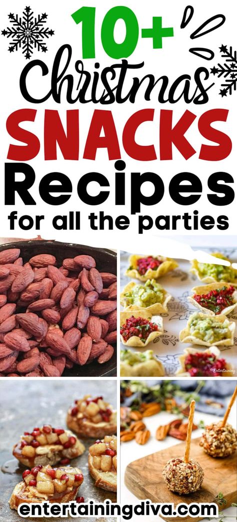 10+ Christmas Snackes Recipes For All The Parties | Christmas Party Ideas Holiday Party Ideas Christmas, Christmas Party Cocktails, Party Appetizers Christmas, Centerpieces Christmas Table, Appetizers Christmas Party, Spinach Artichoke Recipes, Christmas Appetizers Recipes, Cheese Dip Crock Pot, Party Appetizers For A Crowd