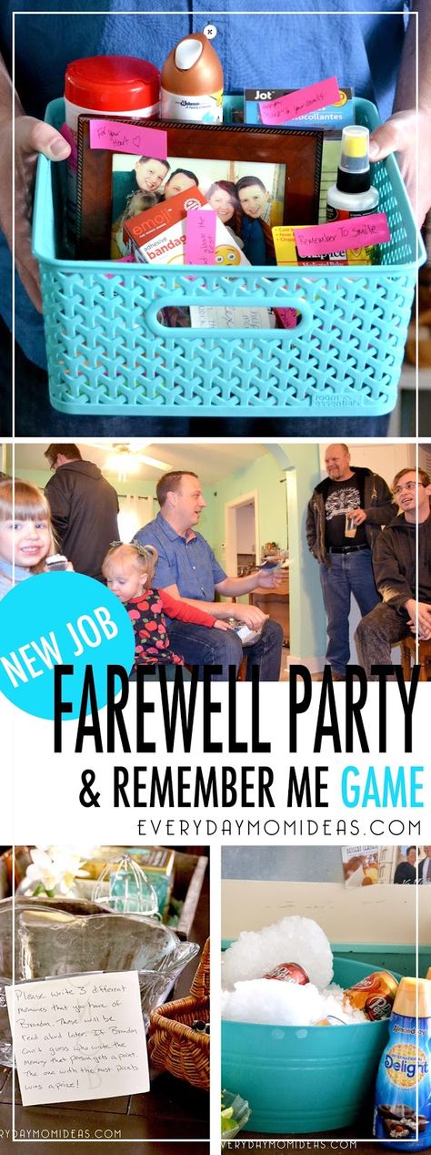 Farewell Party Games, Office Farewell Party, New Job Party, New Job Survival Kit, Moving Party, Leaving Party, Bon Voyage Party, Goodbye Party, Military Party