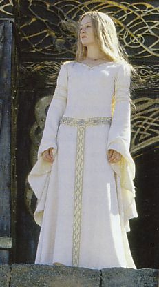 Imagine my delight when I was watching The Two Towers all those years ago and saw Eowyn wearing the wedding dress of my dreams. Galadriel Costume, Medieval Wedding Dress, Lotr Costume, Celtic Dress, Medieval Wedding, Medieval Dress, Medieval Fashion, The Lord Of The Rings, Middle Earth