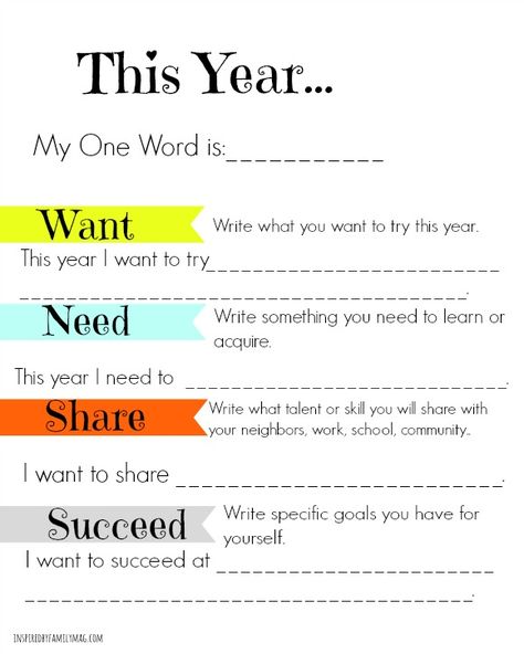 Family Activity: Simple New Year’s Goals Printable Goal Activities, Group Therapy Activities, Goal Setting Activities, Goals Printable, New Year Planning, Year Goals, Goals Worksheet, Goals Template, New Years Activities