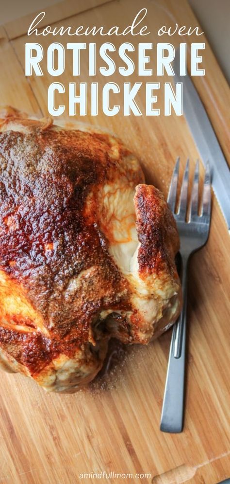 Best Rotisserie Chicken Recipe, Rotisserie Chicken Oven, Homemade Rotisserie Chicken, Rotisserie Chicken Recipes Healthy, Rotisserie Chicken Recipe, Lunch And Dinner Recipes, Rotisserie Chicken Breast, Easy Dinner Recipes Crockpot, Dish Ideas