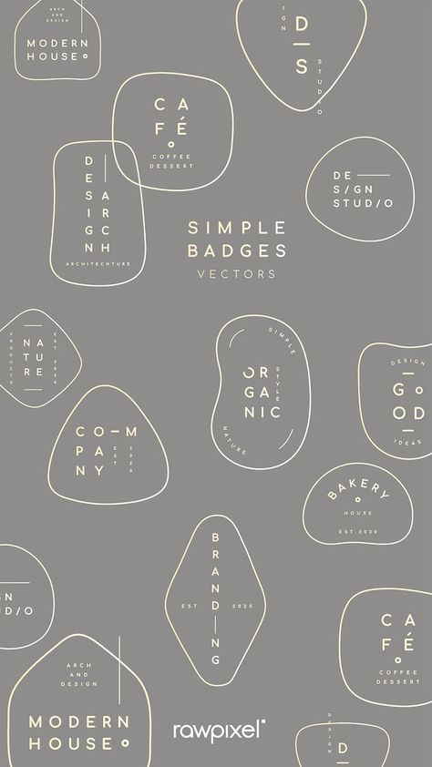 Badge Collection, Japanese Logo, Baby Poster, Typography Logo, Graphic Design Branding, 로고 디자인, Minimalist Logo, Design Reference, Branding Inspiration