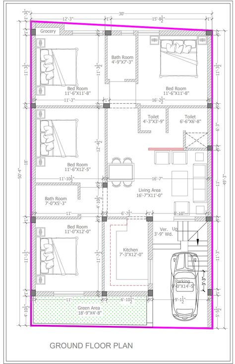 30X50 planning  4 BHK Home planning 30x46 House Plan, 30×50 House Plan, 4bhk House Plan Floors, 30 X 60 House Plans Layout, 4 Bhk House Plan Indian, 30 50 House Plans, 30 X 50 House Plans, 4bhk House Plan, 40x60 House Plans