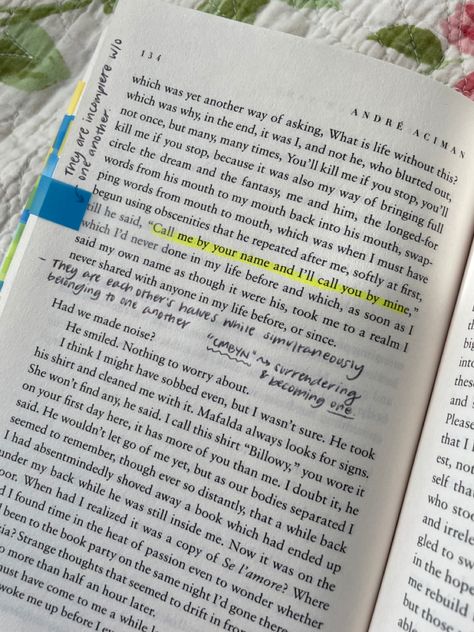 Call Me By Your Name Book Annotation, Call Me By Your Name Annotations, Your Name Book, Book Analysis, Book Annotating, Annotating Books, Book Annotations, Blurting Out, Moon Water