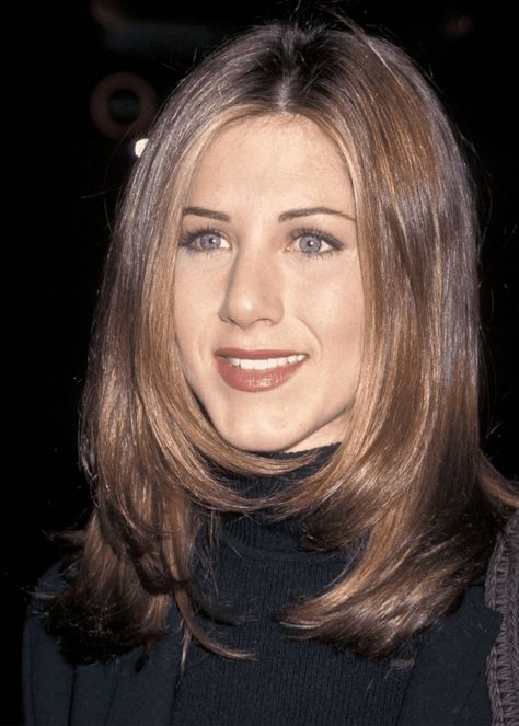 Jennifer Aniston's 11 Best '90s Hair Moments, From "The Rachel" to Messy Waves Jennifer Aniston Hair 90s, Messy Waves, 90s Hair, Jenifer Aniston, Hair Concerns, The Rachel, Girl Dinner, 90s Hairstyles, Body Hair Removal