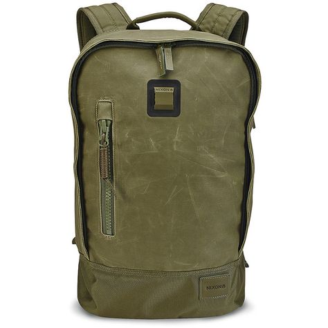 Nixon Base 19l Backpack Green Cotton ($68) ❤ liked on Polyvore featuring men's fashion, men's bags, men's backpacks, backpacks, bags, green, men and mens backpack Post Apocalyptic Outfit, Full Grain Leather Bag, Nixon Watch, Backpack Reviews, Men's Bags, Leather Zipper, Laptop Accessories, Nixon, Men's Backpack