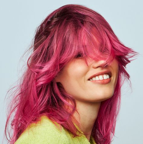 Bright Pink Hair, Hot Pink Hair, Hair Elixir, Bleach London, Bleach Blonde Hair, Hair Quiz, Hair Color Cream, Light Blonde Hair, Different Hair Colors