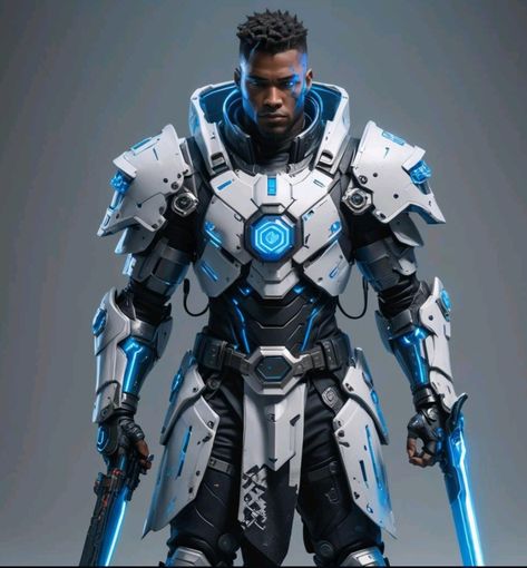 Future Armor Concept Art, Mech Armor Concept Art, Scifi Shield, Sci Fi Shield, Sci Fi Knight, Scifi Character Design, Scifi Character, Tech Armor, Space Armor