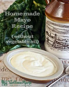 Healthy Mayonnaise Recipe, I'm doing lent this month and gave up refined sugars, but I couldn't give up mayo! Solution? Make my own! Healthy Mayonnaise Recipe, Healthy Marshmallow Recipe, Avocado Mayo Recipe, Healthy Mayonnaise, Healthy Marshmallows, Ella Vegan, Homemade Mayo Recipe, Homemade Mayonnaise Recipe, Mayo Recipe