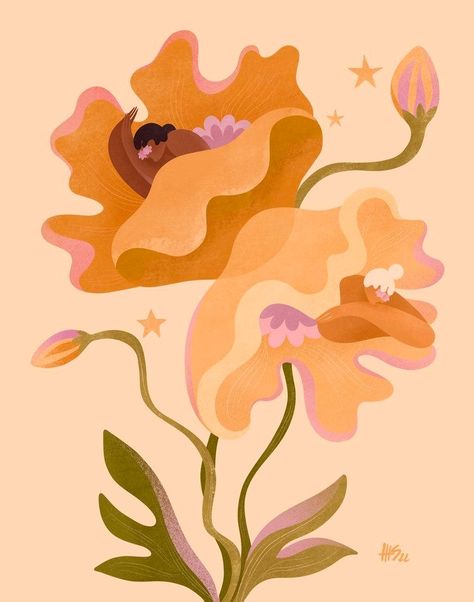 Maggie Stephenson, Flower Graphic Design, Towel Design, Paper Background Texture, Illustrator Artist, Eclectic Art, Arte Inspo, Realism Art, Plant Illustration