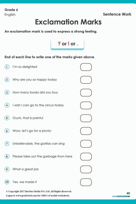 Full Stop And Question Mark Worksheet, Exclamation Mark Worksheet, Question Mark Worksheet, Energy Transformations Activities, English Worksheets For Grade 1, Punctuation Activities, Esl Materials, Free English Worksheets, Worksheets For Grade 1