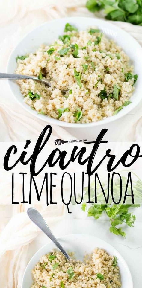 Lime Quinoa Salad, Cilantro Lime Quinoa, Quinoa Recipes Easy, Eating Gluten Free, Quinoa Recipes Healthy, Clean Eating Vegetarian, Lime Quinoa, Slender Kitchen, Quinoa Healthy