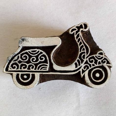 Chikankari Wooden Blocks, How To Make Stamps, Block Printing Designs, Wood Printing Blocks, Indian Motifs, Tods Bag, Stencil Fabric, Wooden Printing Blocks, Abstract Embroidery