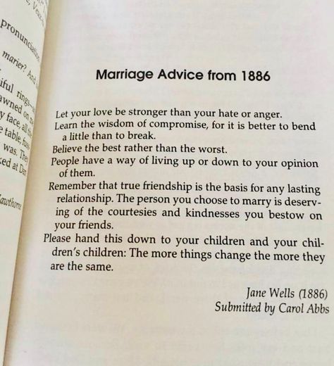 Marriage Advice Box For Wedding, Marriage Advice Quotes Newlyweds, 1950s Marriage Advice, Encouraging Words For Friends, Marriage Advice From 1886, Aunt Niece, Marriage Advice Cards, Hospital Admit Hand Pics, Words With Friends