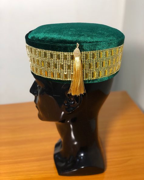 Native Cap Designs For Men, African Hats Men, Best Men Outfit, Native Cap, Kufi Hat, African Hats, Classic Outfit, Cap Designs, Man Hat