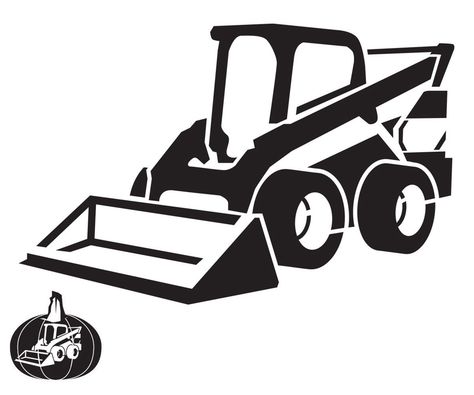 Tractor Pumpkin Carving Ideas, Tractor Pumpkin Carving, Truck Pumpkin Carving, Construction Pumpkin, Tractor Template, Tractor Pumpkin, October Pumpkins, Cat Pumpkin Carving, Pumpkin Carving Tools