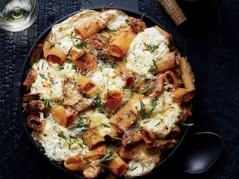 Baked Rigatoni with Milk Braised Pork, Ricotta and Lemon Braised Pork Shoulder, Baked Pasta Dishes, Pork Entrees, Baked Rigatoni, Lemon Recipe, Menu Recipes, Rigatoni Pasta, Baked Pasta, Dream Food