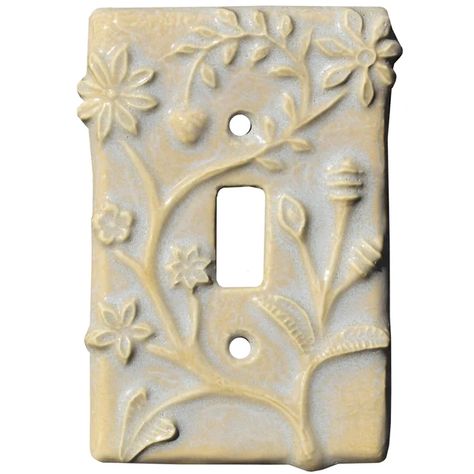 Vine Ceramic Art Single Toggle Light Switch Cover Plate Ceramic Art Sculpture, Toggle Light Switch, Light Switch Plate Cover, Light Switch Cover, Unique Lighting, Light Switch Covers, Art Sculpture, Light Switch, Ceramic Art