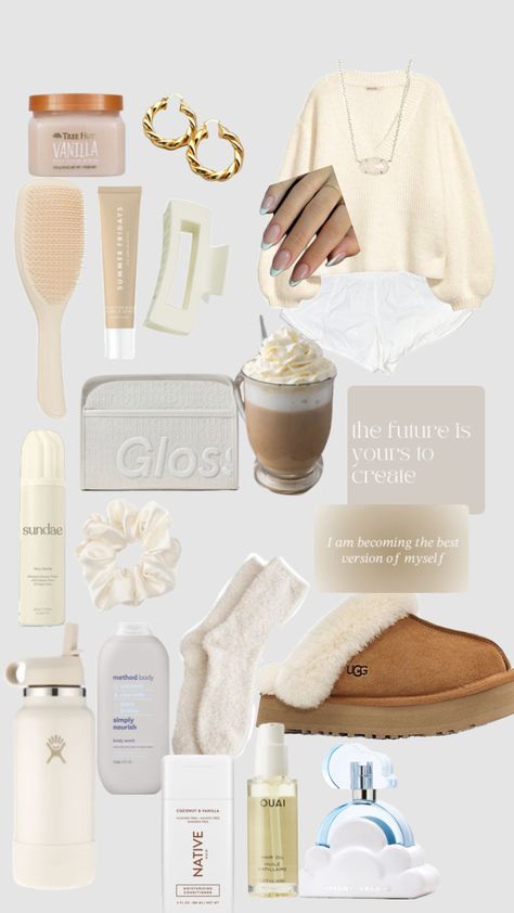 #vanillagirl #vanillagirlaesthetic #vanilla #aesthetic #cute #love #beauty #white #coconut Coconut Aesthetic, Ouai Hair Oil, Vanilla Aesthetic, Vanilla Coconut, Moisturizing Conditioner, Aesthetic Cute, Hair Oil, Body Butter, Cute Love