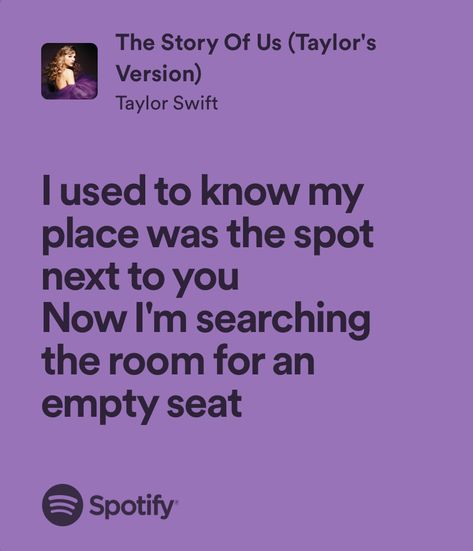 the story of us - taylor swift The Story Of Us Taylor Swift, The Story Of Us, Relatable Lyrics, Breakup Playlist, Swift Lyrics, Taylor Swift (lyrics), Breakup Quotes, Taylor Swift Lyrics, Taylor Swift Quotes