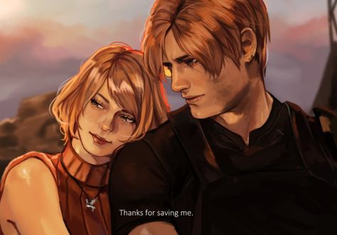 Resident Evil Leon X Claire Fanart, Ashley And Leon, Resident Evil 4 Ashley, Resident Evil Funny, Evil Games, Leon Scott, Resident Evil Collection, Resident Evil Leon, Pookie Wookie