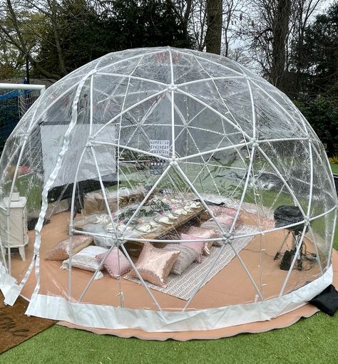 Bubble Tent Movie Night, Igloo Tent, Garden Igloo, Outside Seating Area, Tree Tent, Clear Tent, Gazebo Tent, Bubble House, Bubble Tent