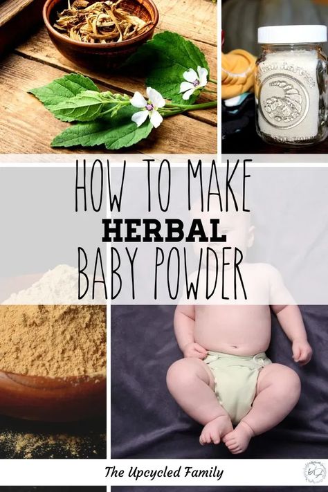 Don't like the ingredients in baby powder? Easy to make homemade HERBAL baby powder. How to make this soothing herbal baby powder. Talc-free baby powder recipe #babypowder #diybabypowder #howtomakebabypowder #naturalbabypowder #homemadebabypowder #herbalbabypowder Diy Baby Powder, Baby Remedies, Healty Dinner, Herbal Recipes, Natural Health Care, Powder Recipe, Herbs For Health, Healthy Mom, Homemade Baby