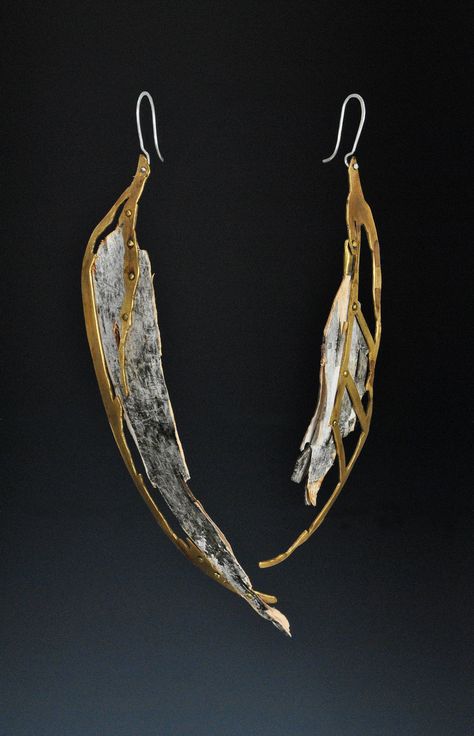 Full birch bark earrings Emu Art, Bark Jewelry, Birch Bark Earrings, Bark Crafts, Birch Jewelry, Birch Bark Crafts, Elf Jewelry, Beard Style, Organic Jewelry