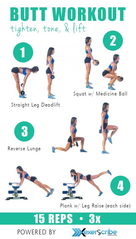 Straight Leg Deadlift, Slim Legs Workout, Lifting Workouts, Printable Workouts, Reverse Lunges, Medicine Ball, Glutes Workout, Leg Workout, Workout Videos