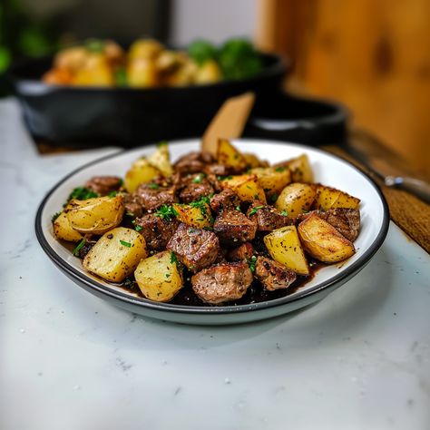 Dinner Archives - Page 17 of 17 - Whisked Recipe Garlic Steak Bites And Potatoes, Garlic Herb Potatoes, Juicy Steak Bites, Steak Bites And Potatoes, Herb Potatoes, Butter Steak Bites, Best Easy Dinner Recipes, Creamy Horseradish Sauce, Frozen Steak