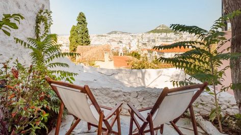 From seaside villas to ski lodges, options abound. Concrete Cabin, Greece Culture, Mykonos Villas, Greece Beach, Greece Holiday, Visiting Greece, Conde Nast Traveler, Hot Tub Outdoor, Seaside Towns