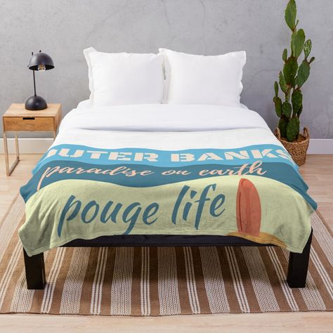 Obx Blanket, Outer Banks Bedroom Decor, Outer Banks Blanket, Outer Banks Bedroom Ideas, Outer Banks Themed Room, Outer Banks Bedroom, Outer Banks Room Decor, Outer Banks Room Ideas, Outer Banks Room Aesthetic