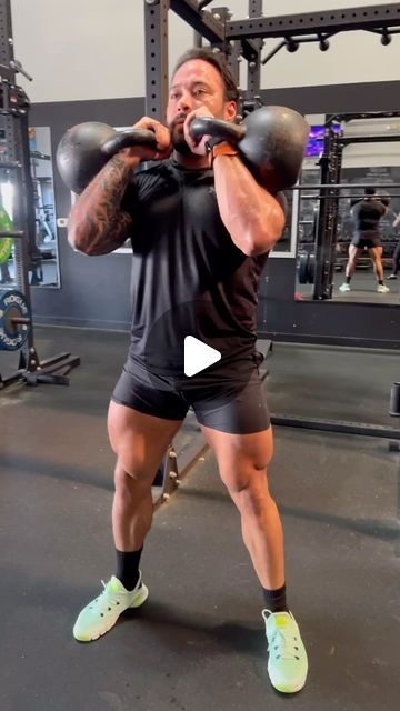 Juan Leija on Instagram: "Kettlebell Leg Day 💣🔥  Grab yourself some kettlebells and let’s get to work on building some strong legs.   Workout  1a)Double Kettlebell Rack Squats 4 sets x 8 reps 1b)Box Jumps 4 sets x 5 reps   2a)Double Kettlebell Rack Reverse Lunges 3 sets x 10L/10R reps 2b)Heavy Kettlebell Swings 3 sets x 5-10 reps  Move STRONG and Practice Safe Sets 🙏💪🦍  #kettlebellworkout #kettlebelltraining #kettlebellswings #functionalfitness #performancebodybuilding #fitnesscoach #functionalbodybuilding #wod #workoutoftheday #legday #legdayworkout" Kb Leg Workout, Leg Day Kettlebell Workout, Leg Kettlebell Workout, Strong Legs Workout, Kettle Bell Leg Workout, Kettle Bell Workout Men, Kettlebell Clean, Kettlebell Set, Push Pull Legs