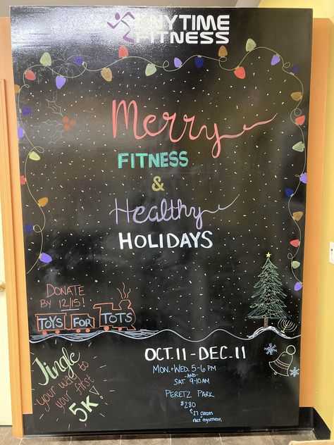 Club Pilates Chalkboard, Pilates Board, Pilates Quotes, Club Pilates, Christmas Workout, Chalk Sign, Chalk Wall, Gym Wall, Pure Barre