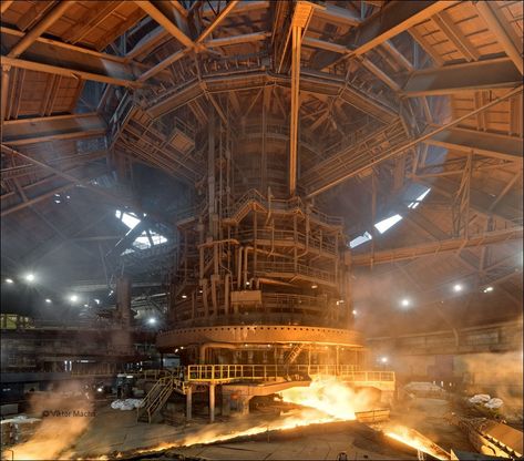 Blast Furnace, Abandoned Factory, Bg Design, Steel Mill, Industrial Machinery, Industrial Architecture, Industrial Space, Architecture Tattoo, Industrial Photography