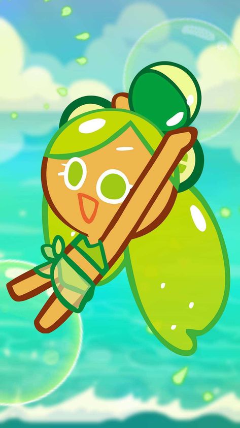 Lime Cookie Run, Cookie Run Kingdom Wallpaper, Cookie Wallpaper, Kingdom Wallpaper, Cookie Run Ovenbreak, Lime Cookies, Cookie Games, Cookie Run Kingdom, Comic Style Art