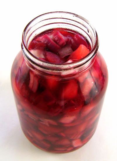 One Perfect Bite: Pickled Plums - Pink Saturday Pickled Plums Recipe, Pickled Plums, Quick Pickles, Gourmet Magazine, Canning Pickles, Plum Recipes, Pink Saturday, Grilled Meats, Baking Kitchen