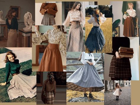 A Guide To The Romantic Academia Aesthetic - Womanology Academic Romantic Aesthetic, Kibbe Romantic Dark Academia, Kibbe Romantic Academia, Romanticism Aesthetic Fashion, Romantic Clothing Aesthetic, Romantic Academia Fashion, Vintage Romantic Aesthetic, Colorful Academia Aesthetic, Romantic Fashion Aesthetic