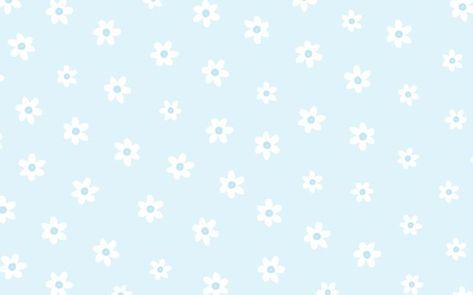 Blue Background, Macbook, Light Blue, Flowers, Pattern, Blue, White