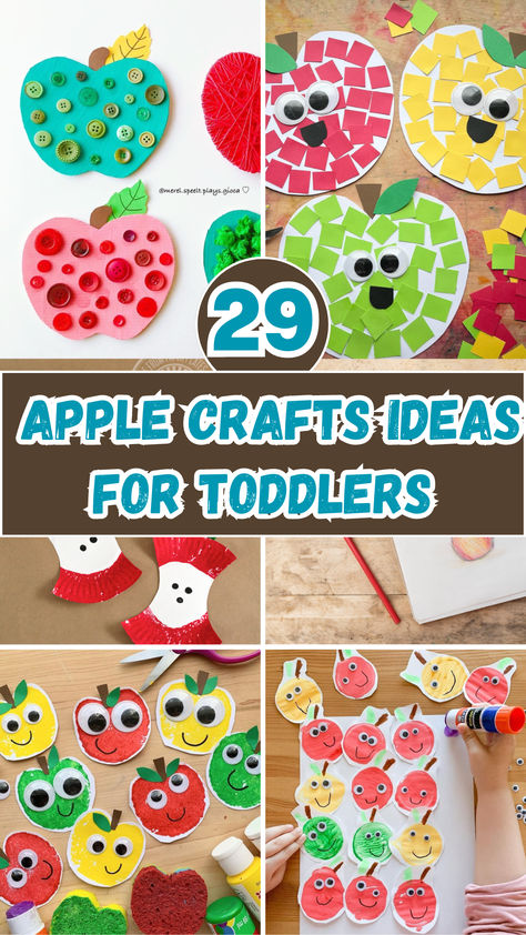 Looking for easy and creative apple crafts to enjoy with your toddler? Check out this list of 29 adorable apple-themed crafts that are perfect for little hands. From paper plate apples to apple stamping art, these activities are simple, fun, and a great way to keep your toddler entertained while boosting their creativity! Apple Themed Art For Toddlers, Apples Arts And Crafts For Toddlers, Handprint Apple Craft, Fall Apple Activities For Toddlers, Fall On The Farm Crafts For Toddlers, Apple Crafts For Toddlers Simple, Apples Art For Toddlers, Apple Activities For Babies, Call Crafts For Toddlers