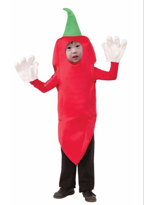 Chili Pepper Costume, Halloween Forum, Food Costumes, Boy Halloween Costumes, Creative Valentines, Hot Pepper, Diy Valentines Crafts, Easy Diy Halloween, Theme Halloween