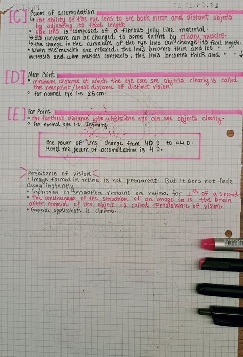 Page:2 Human Eye Notes. Follow for more. Structure Of Eye Notes, Human Eye Notes, Eye Notes, Optician Training, Med School Study, Book Cover Page Design, Notes Life, Chemistry Basics, Eye Study