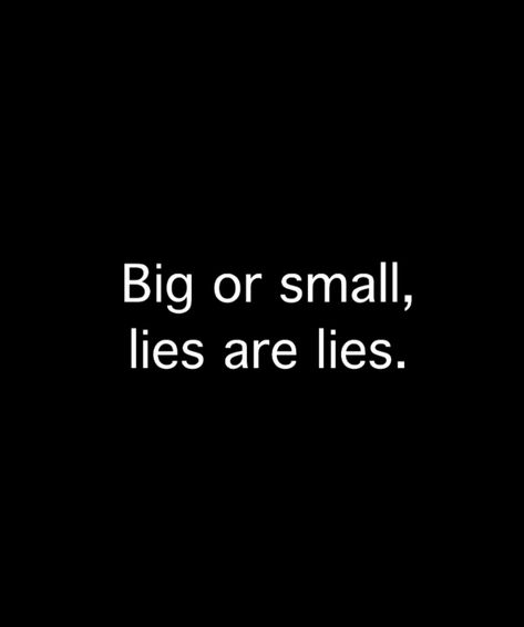 Big Or Small Lies Are Lies, Lies And Secrets Quotes, Lying Aesthetic, Discord Status, Books 2023, Everybody Lies, Twisted Lies, Lies Quotes, True Lies