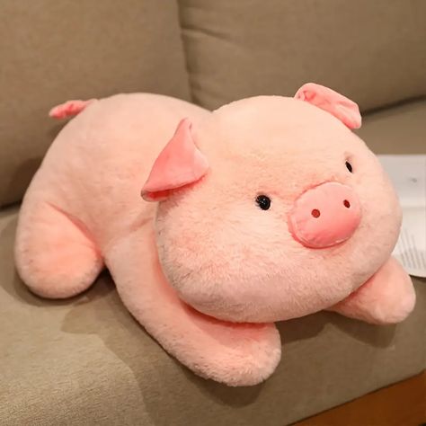 Pig Doll, Kawaii Pig, Girlfriend Birthday, Cute Pigs, Kawaii Animals, Kids Pillows, Cute Plush, Animal Pillows, Plush Animals