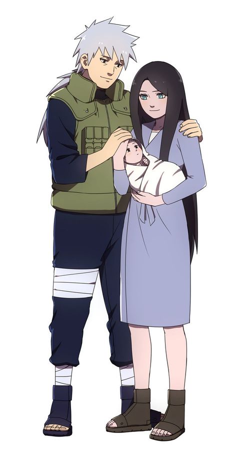 Kakashi's parents by Rarity-Princess on deviantART Sakumo Hatake, Naruto Family, Kushina Uzumaki, Kakashi Sensei, Boruto Naruto Next Generations, Naruto Shippuden Sasuke, Naruto Kakashi, Naruto Oc, Kakashi Hatake