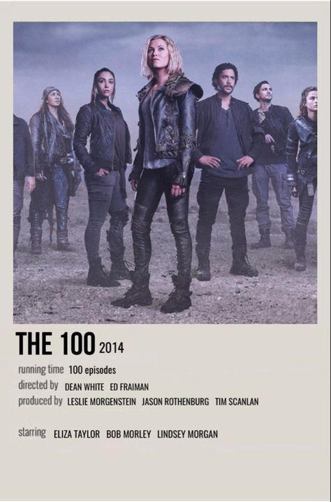 The 100 Minimalist Poster, The 100 Movie Poster, The 100 Poster, Polaroid Movie Poster, Alt Posters, Minimalist Polaroid Poster, Indie Movie Posters, Tv Show Posters, Series Posters