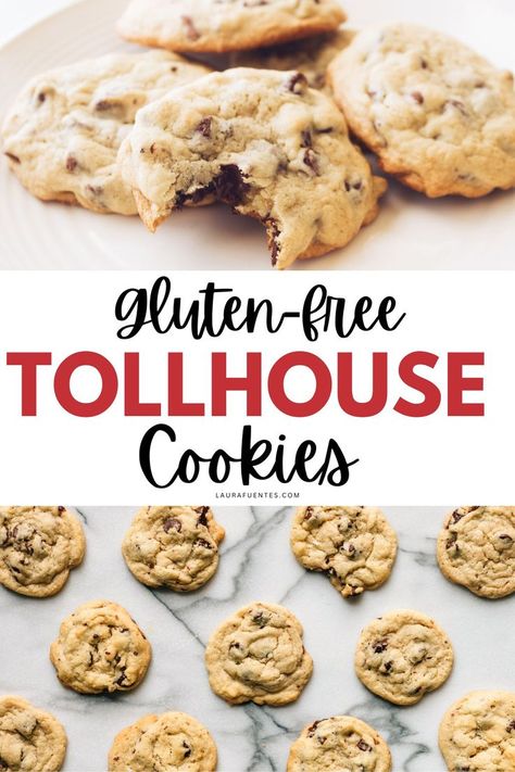 gluten-free toll house chocolate chip cookies Chocolate Chip Cookies Nestle, Toll House Chocolate Chip Cookies, Toll House Recipes, Toll House Cookies, Nestle Chocolate Chip Cookies, Tollhouse Chocolate Chip Cookies, Tollhouse Cookies, House Cookies, Toll House Chocolate Chip