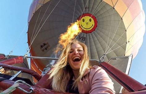 Flying a hot air ballon over Cappadocia is one of the coolest experience Ive ever had. You can barely feel the basket moving and as far as you can see theres balloons and fairy chimneys       #turkey #cappadocia #kapadokya #cappadociaturkey #visitturkey #cappadociaballoon #göreme #hotairballoon #travelturkey #topturkeyphoto #wearetravelgirls #sidewalkerdaily #ladiesgoneglobal #globelletravels #sheisnotlost #girlslovetravel  #jetsettingchicks #girlgetters #theglobalgirls #thetravelwomen  #thattravelblog #LiveTravelChannel #wearetravelgirls #lonelyplanet #justgoshoot #Theglobewanderer #passionpassport #worlderlust #featuremeinstagood Turkey Hot Air Balloon Aesthetic, Cappodica Turkey Hot Air Balloon, Hot Air Balloon Festival Photography, Hot Air Balloon Ride Pictures, Turkey Cappadocia, Cappadocia Balloon, Hot Air Balloon In Cappadocia, Balloon Prices, Adventure Girl