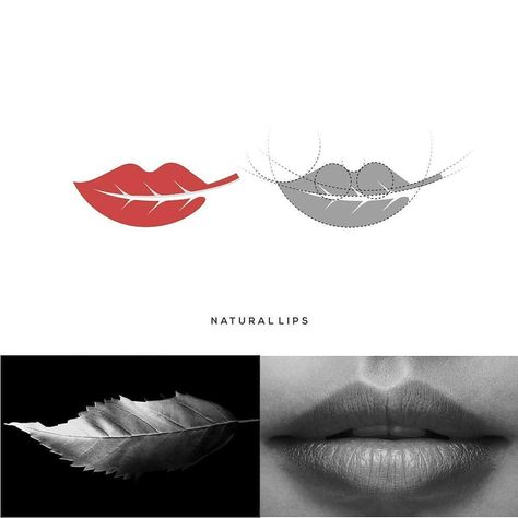 Leaves Logo Design, Leaves Logo, Lips Logo, Logo Nature, Lip Logo, Nature Logo, Eco Logo, Art Studio Room, Cosmetic Logo