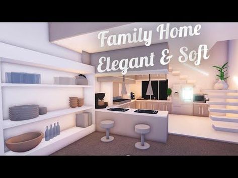 Adopt Me Decorating Ideas, Adopt Me Kitchen Ideas, Aesthetic Family Home, Soft Elegant Aesthetic, Adopt Me Small House Ideas, Home Roblox, Modern Tree House, Preppy House, Elegant Vibes